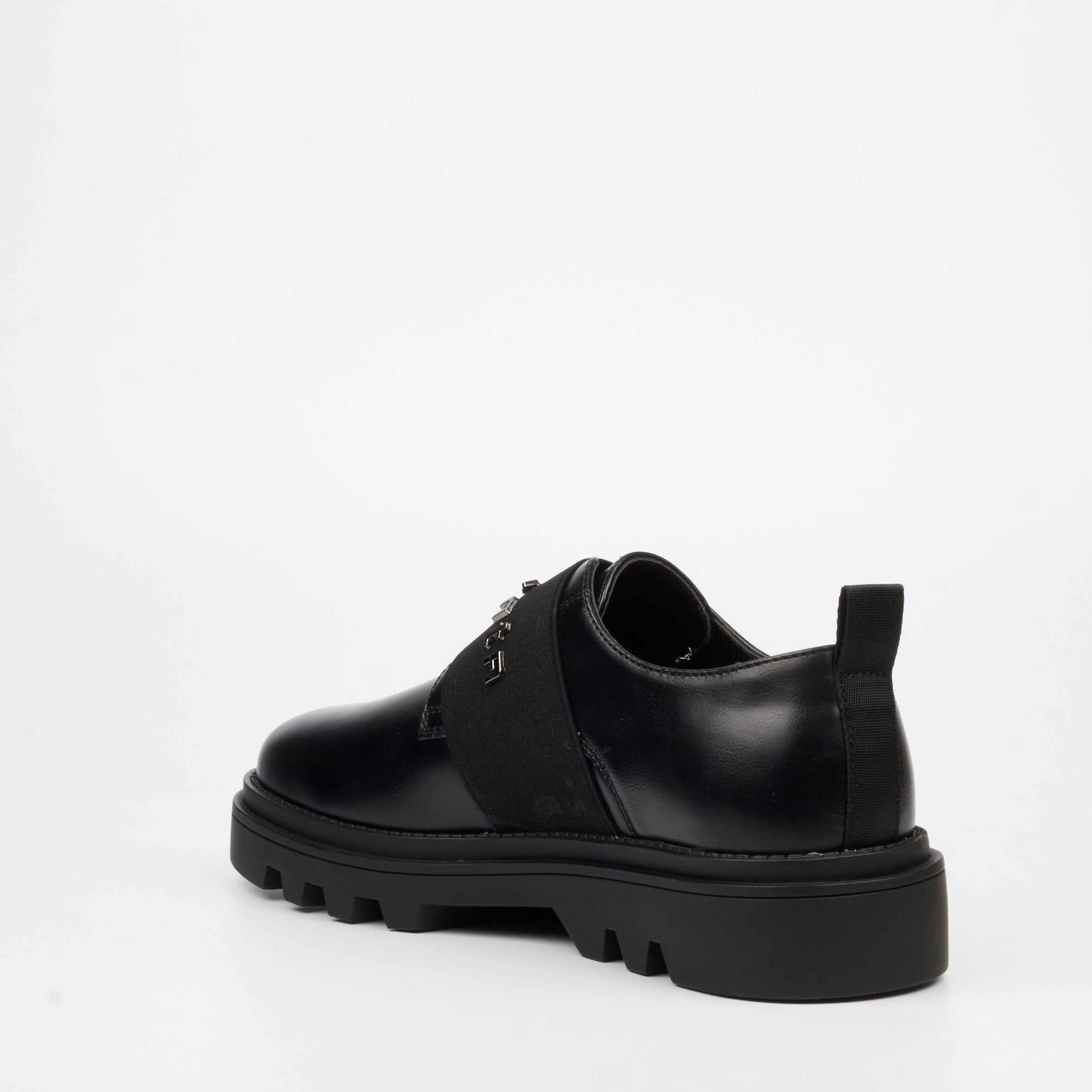Mazerata Vinchey 94 Faux Leather Shoe - Black