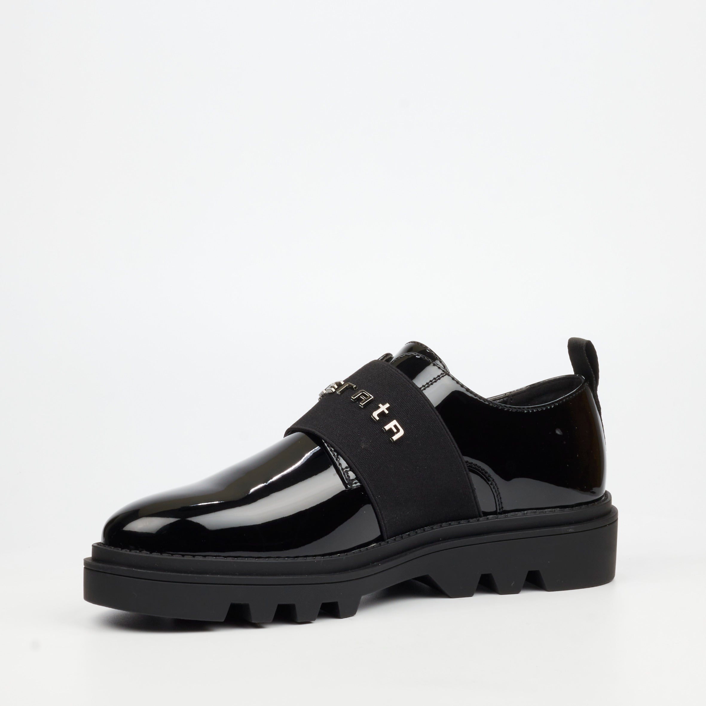 Mazerata Vinchey 95 Faux Patent Shoe - Black