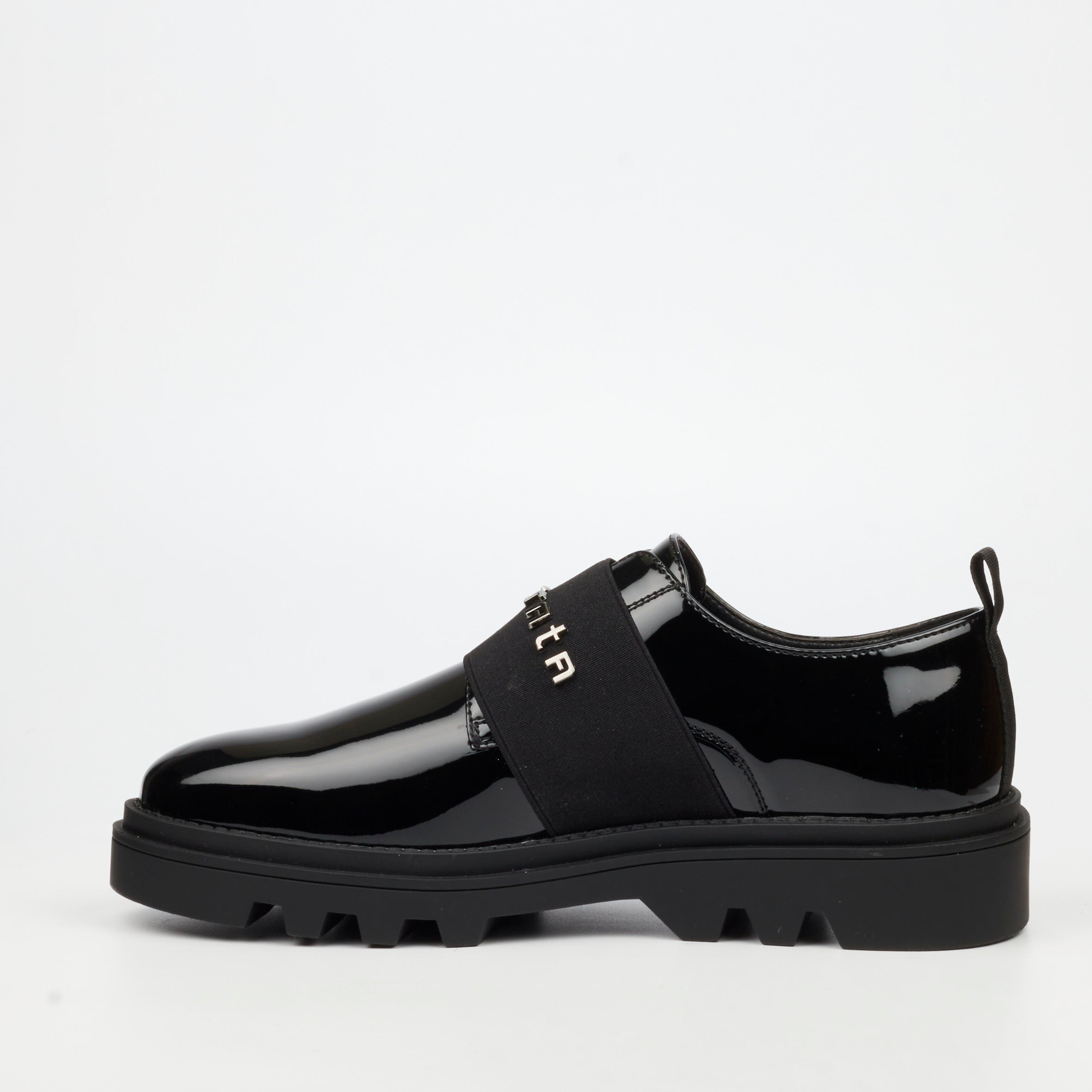 Mazerata Vinchey 95 Faux Patent Shoe - Black