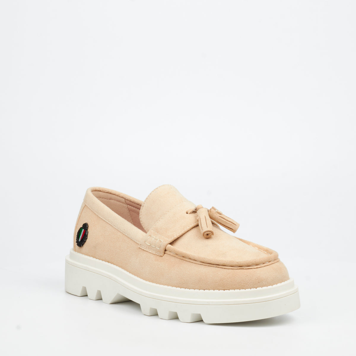 Mazerata Vinchey 99 Faux Suede Shoe - Stone