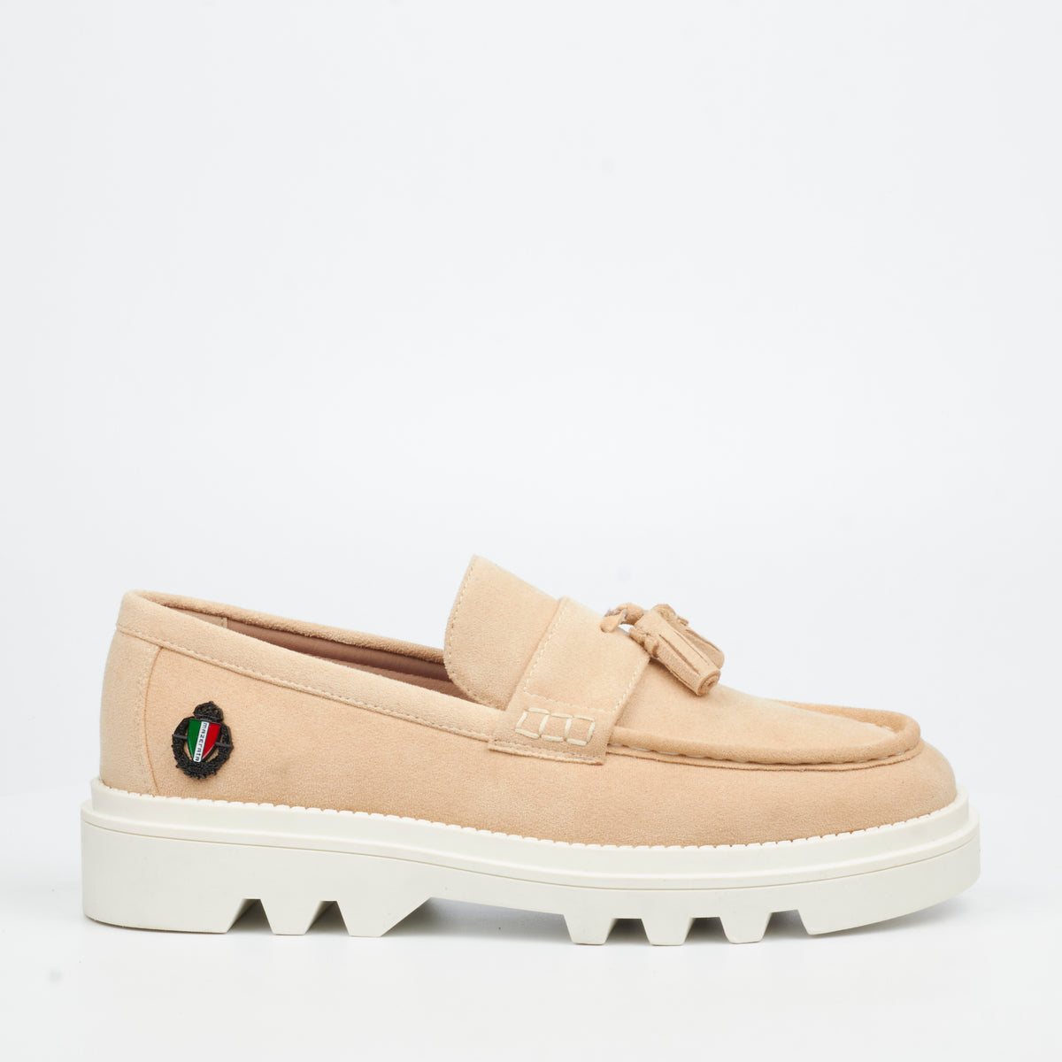 Mazerata Vinchey 99 Faux Suede Shoe - Stone