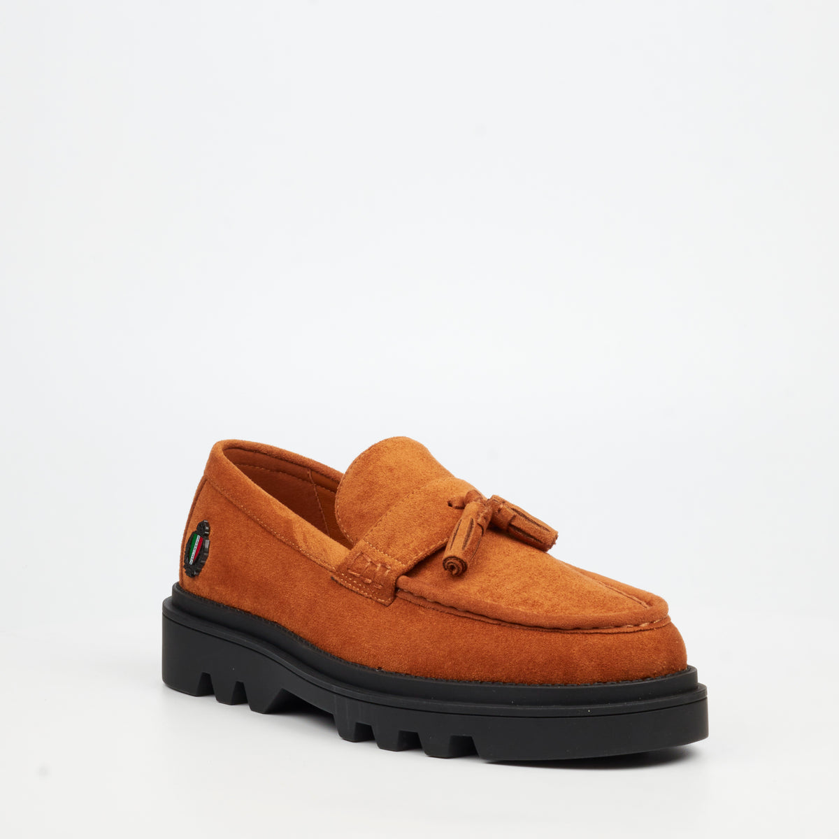 Mazerata Vinchey 99 Faux Suede Shoe - Tan