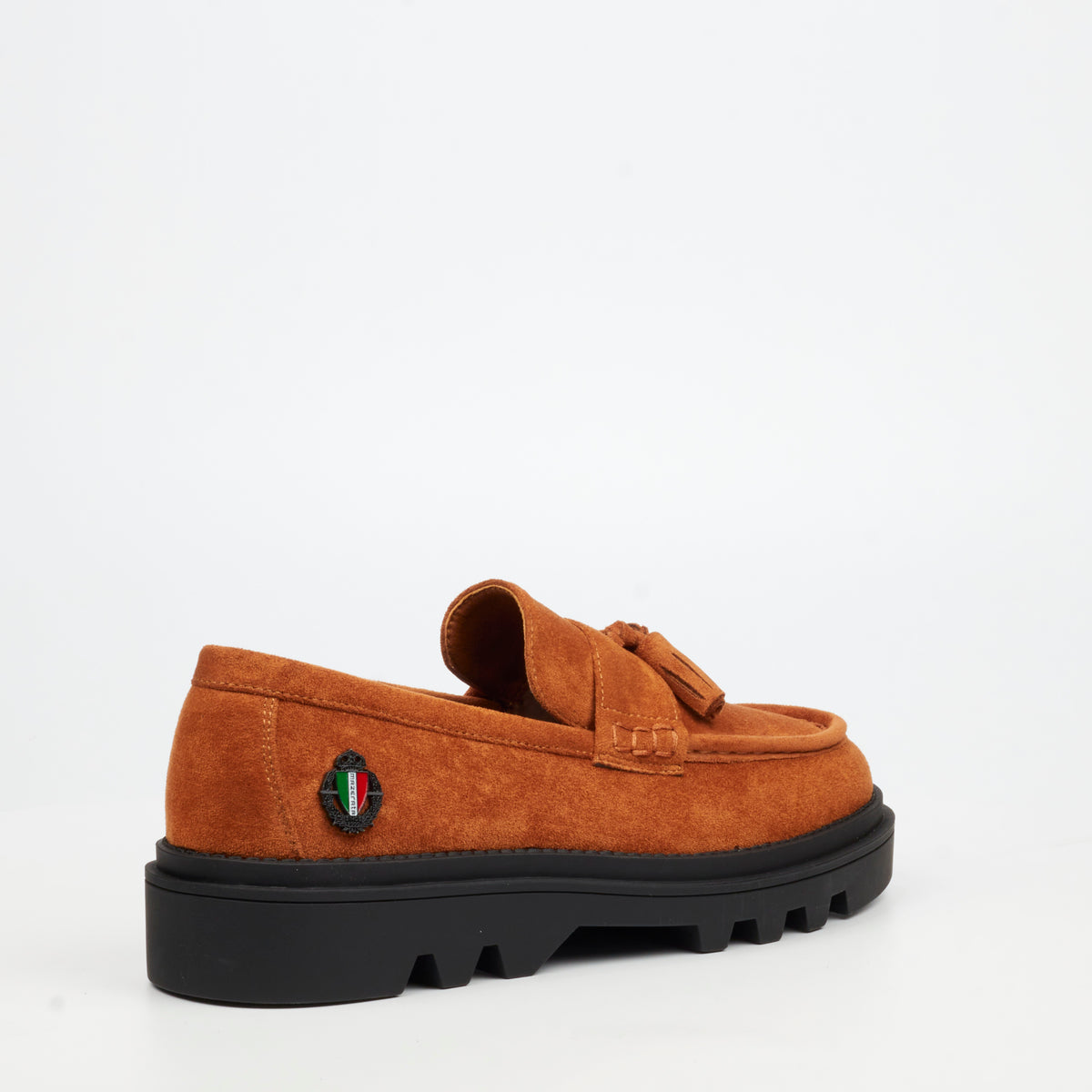 Mazerata Vinchey 99 Faux Suede Shoe - Tan