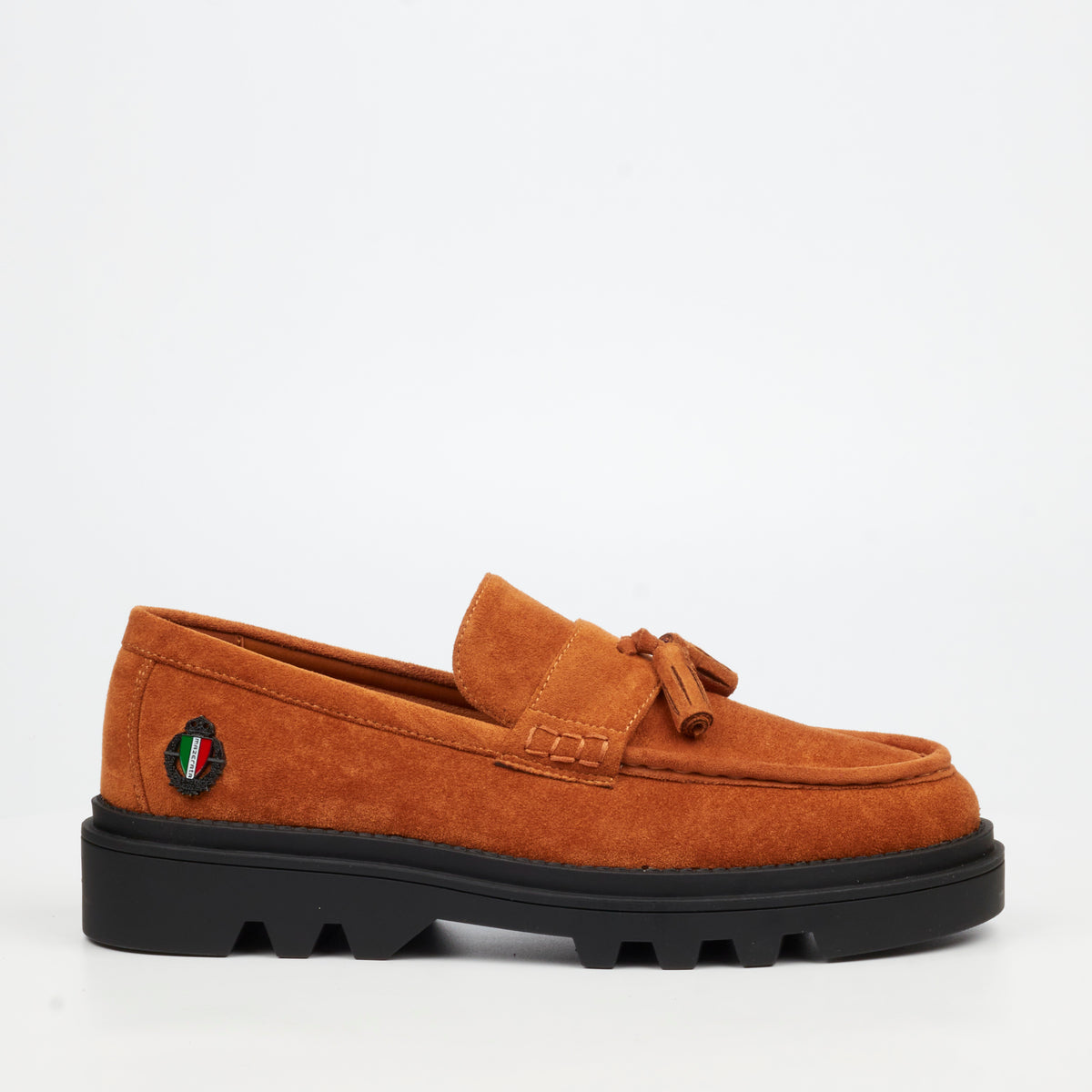 Mazerata Vinchey 99 Faux Suede Shoe - Tan
