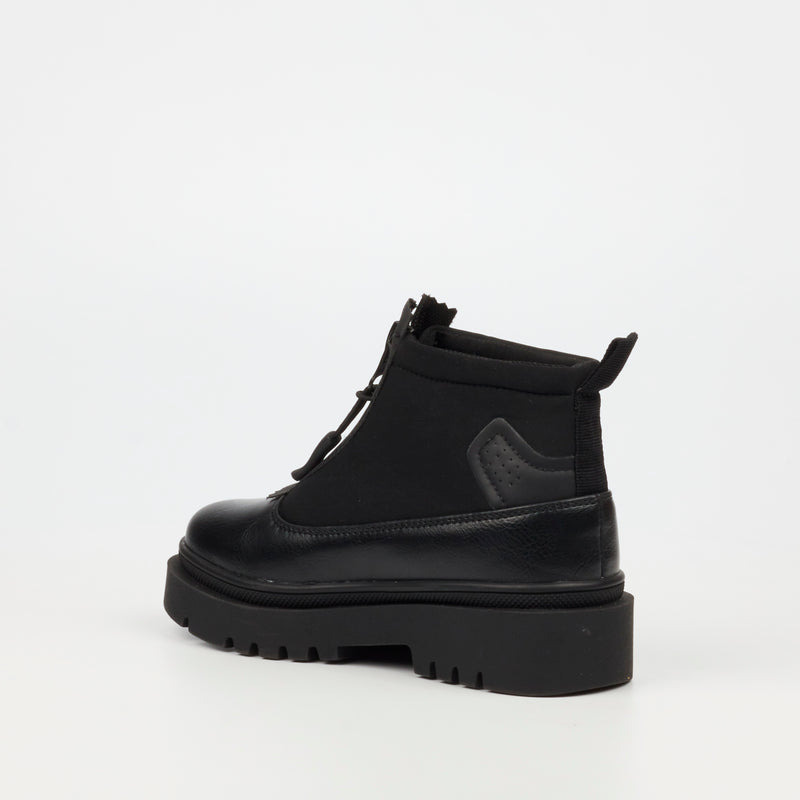 Mazerata Vinchey 9 Lea Lyc - Black (kids) footwear Mazerata   