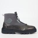 Mazerata Vinchey 9 Lea Lycra Ankle Boot - Grey footwear Mazerata