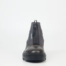 Mazerata Vinchey 9 Lea Lycra Ankle Boot - Grey footwear Mazerata