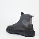 Mazerata Vinchey 9 Lea Lycra Ankle Boot - Grey footwear Mazerata