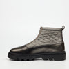 Mazerata Vinchey 9 Nylon / Faux Wax Ankle Boot - Grey footwear Mazerata
