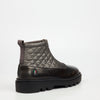 Mazerata Vinchey 9 Nylon / Faux Wax Ankle Boot - Grey footwear Mazerata