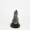 Mazerata Vinchey 9 Nylon / Faux Wax Ankle Boot - Olive footwear Mazerata