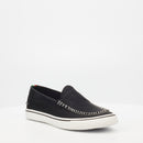 Mazerata Vinny 1 Faux Nubuck Loafer - Navy footwear Mazerata