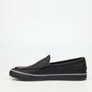 Mazerata Vinny 1 Faux Nubuck Loafer - Black footwear Mazerata