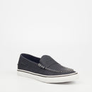 Mazerata Vinny 1 Faux Nubuck Loafer - Navy footwear Mazerata