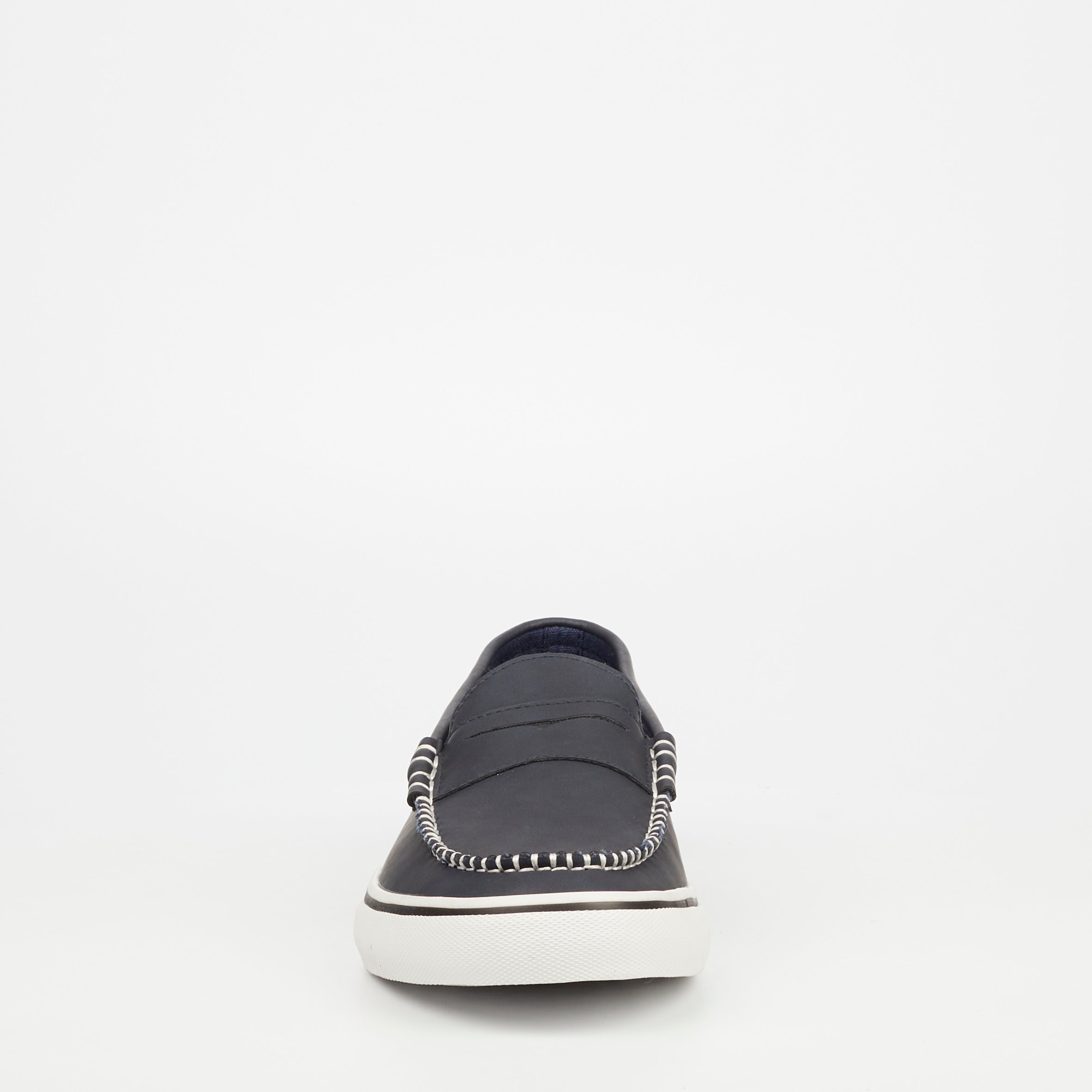 Mazerata Vinny 1 Faux Nubuck Loafer - Navy footwear Mazerata
