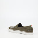 Mazerata Vinny 1 Faux Nubuck Loafer - Olive footwear Mazerata
