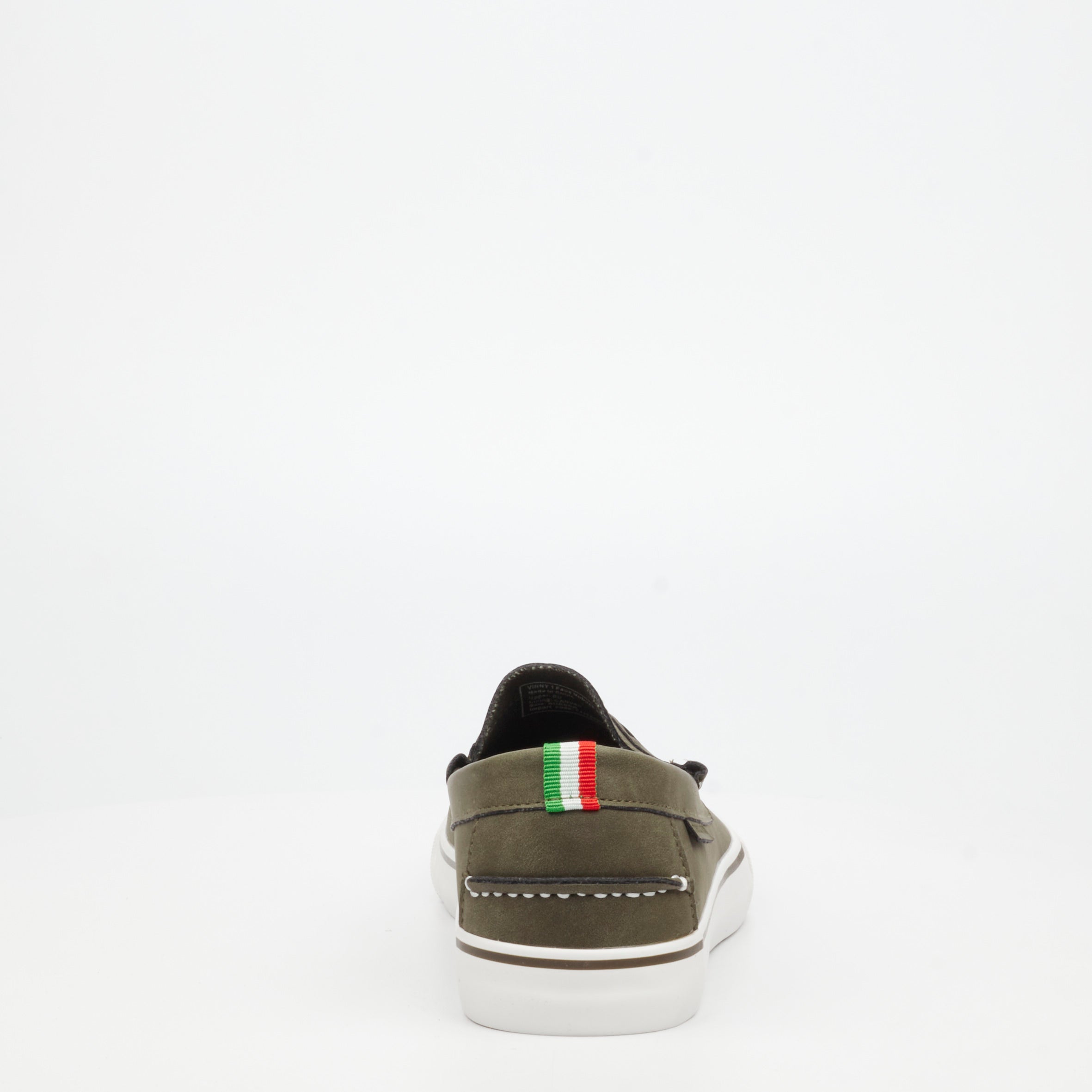 Mazerata Vinny 1 Faux Nubuck Loafer - Olive footwear Mazerata