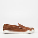 Mazerata Vinny 1 Faux Nubuck Loafer - Tan footwear Mazerata
