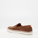 Mazerata Vinny 1 Faux Nubuck Loafer - Tan footwear Mazerata