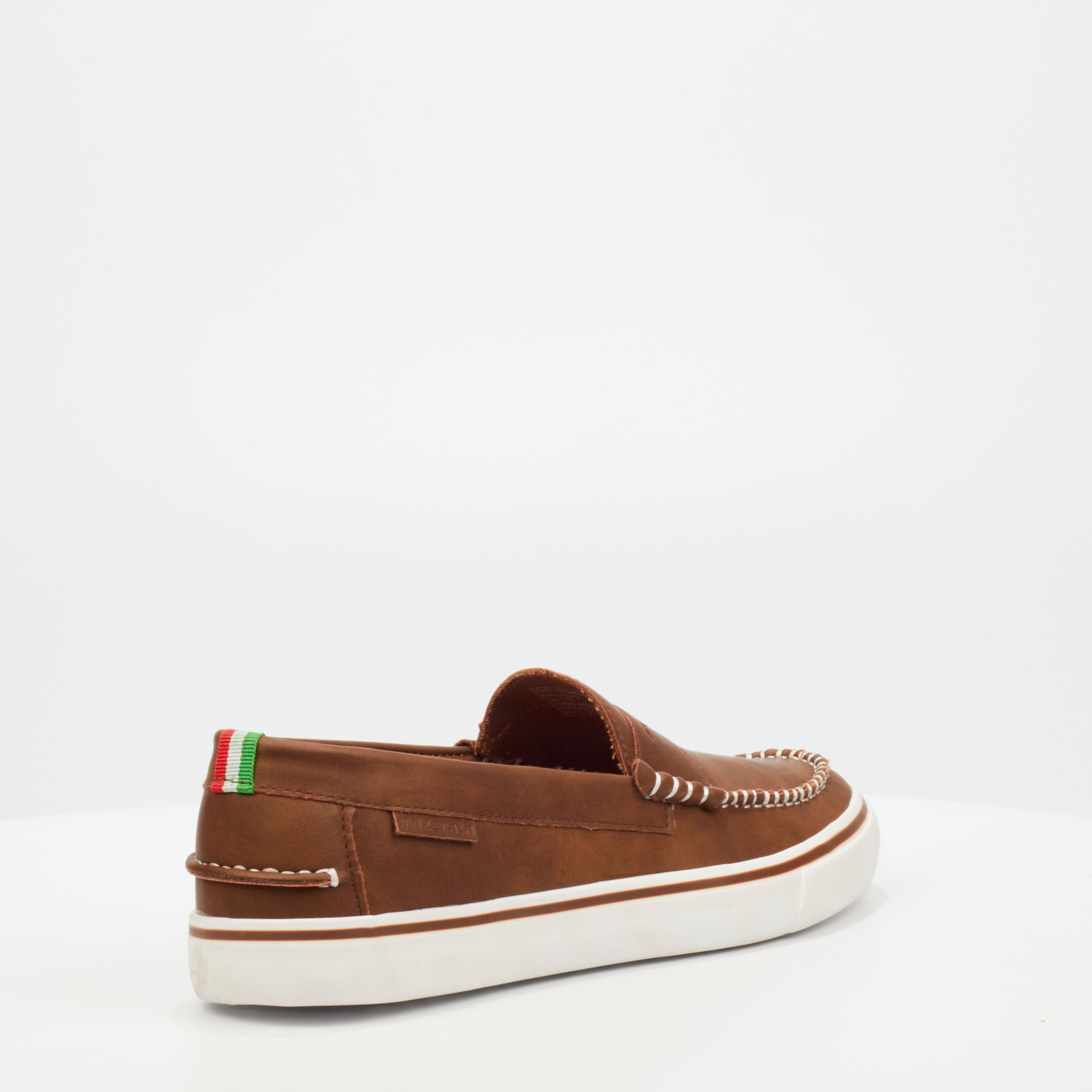 Mazerata Vinny 1 Faux Nubuck Loafer - Tan footwear Mazerata