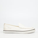 Mazerata Vinny 1 Faux Nubuck Shoe - White footwear Mazerata