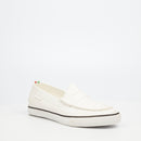 Mazerata Vinny 1 Faux Nubuck Shoe - White footwear Mazerata