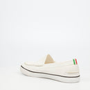 Mazerata Vinny 1 Faux Nubuck Shoe - White footwear Mazerata