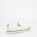 Mazerata Vinny 1 Faux Nubuck Shoe - White footwear Mazerata