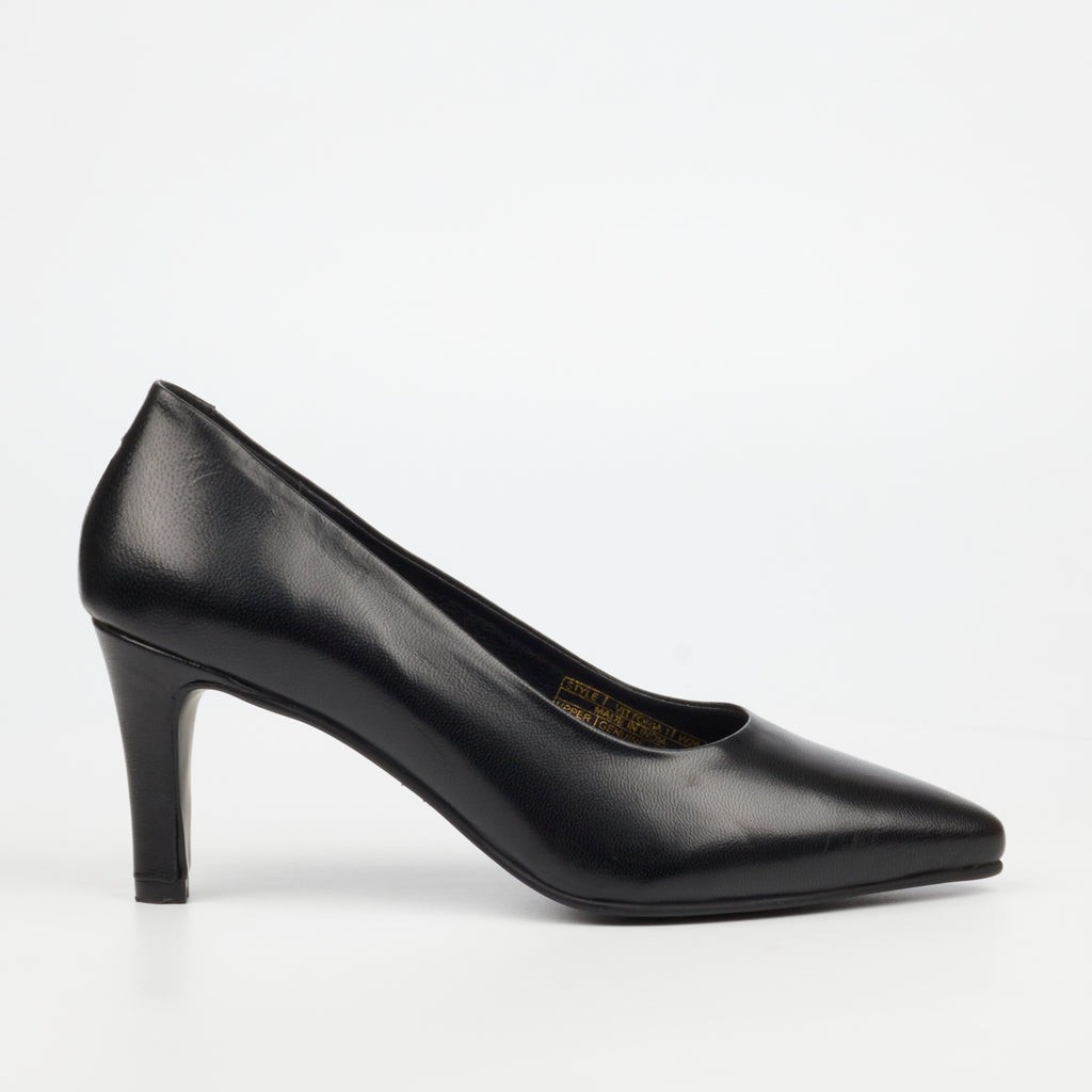NIcci Tyler Vittoria 1 Genuine Leather Court - Black footwear Nicci Tyler