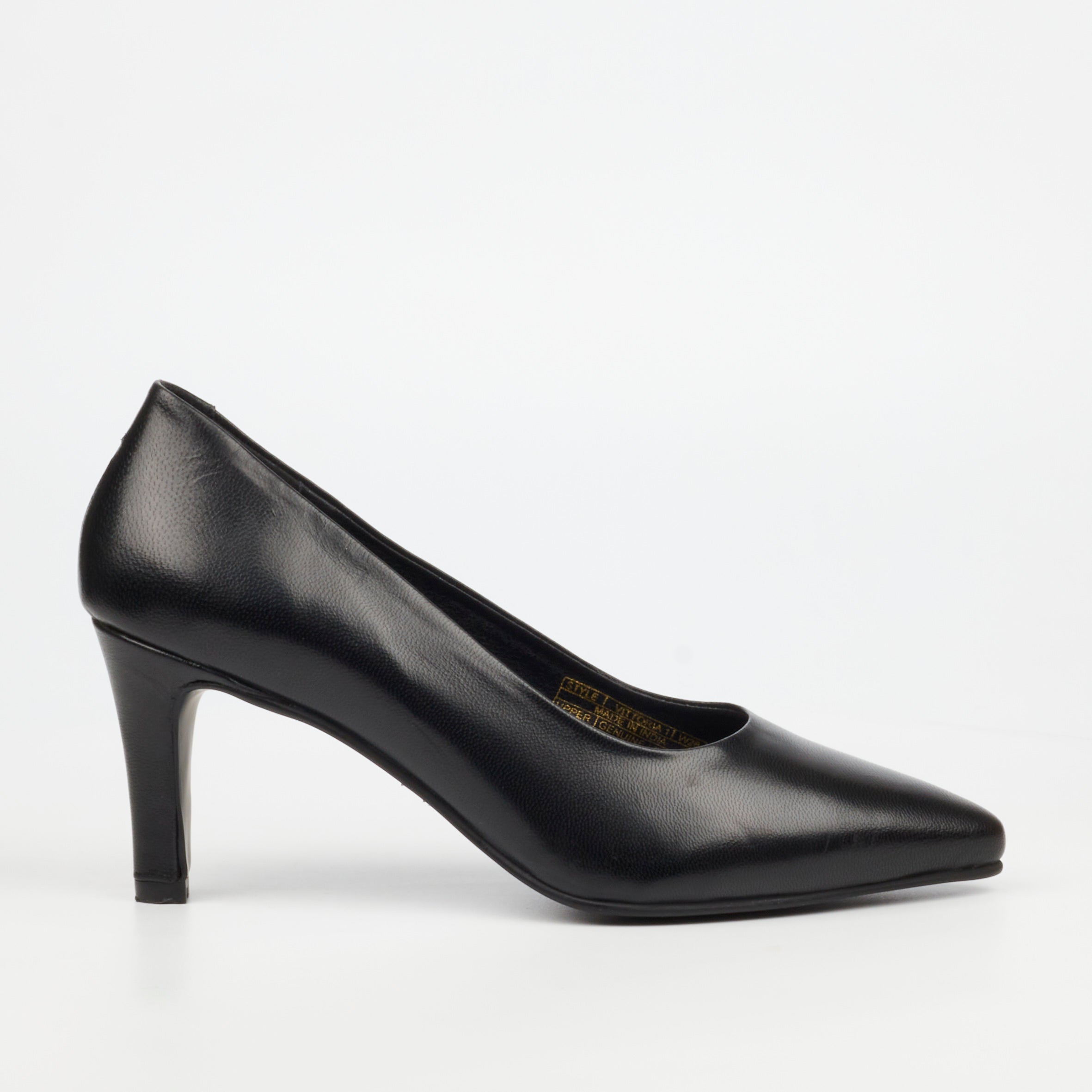 NIcci Tyler Vittoria 1 Genuine Leather Court - Black footwear Nicci Tyler
