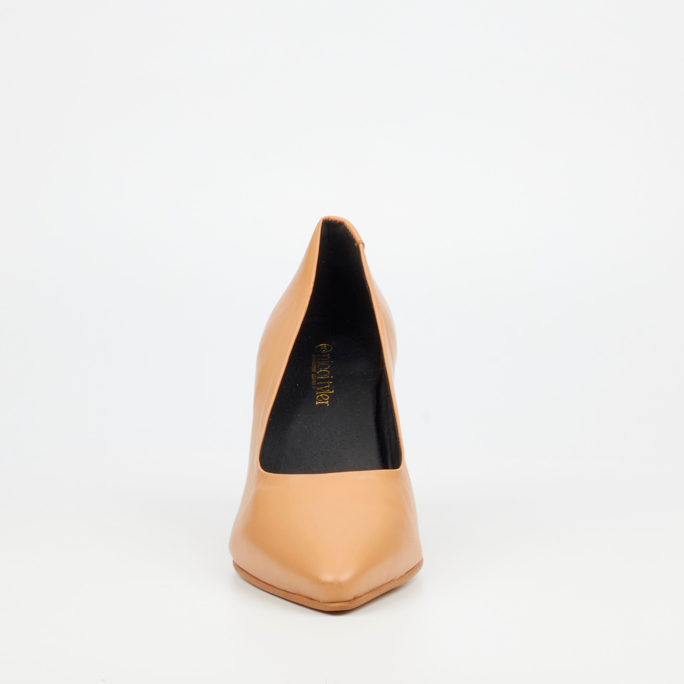 Nicci Tyler Vittoria 1 Genuine Leather Court - Taupe footwear Nicci Tyler