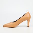 Nicci Tyler Vittoria 1 Genuine Leather Court - Taupe footwear Nicci Tyler