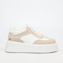 Miss Black Vuma 1 Sneakers Faux Leather / Faux Suede – White