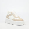 Miss Black Vuma 1 Sneakers Faux Leather / Faux Suede - White footwear Miss Black