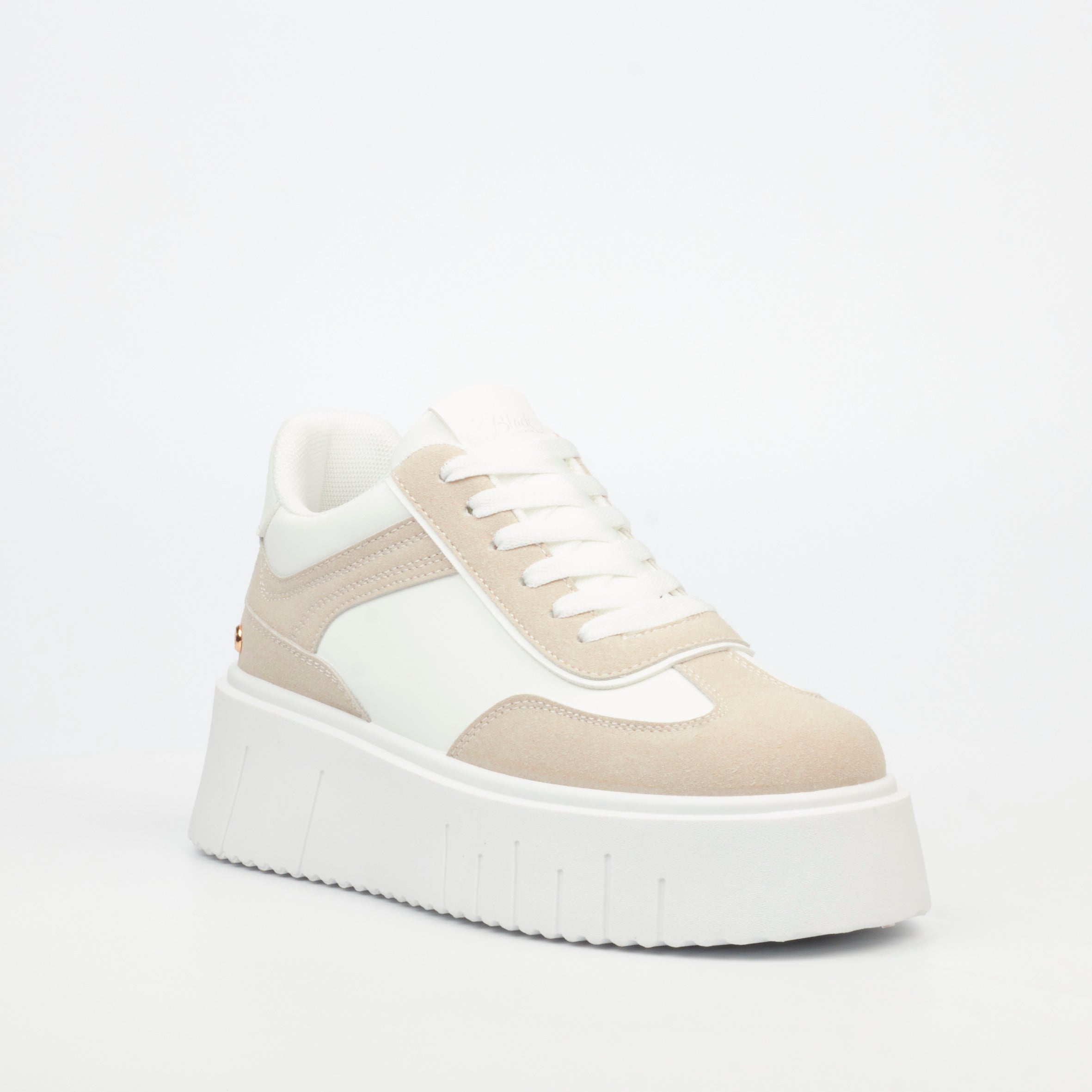 Miss Black Vuma 1 Sneakers Faux Leather / Faux Suede - White footwear Miss Black
