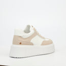 Miss Black Vuma 1 Sneakers Faux Leather / Faux Suede – White