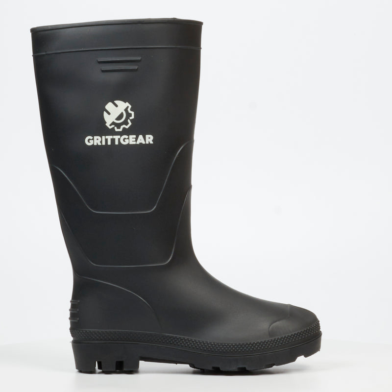 Grittgear Wader 1 PVC Gumboot - Black