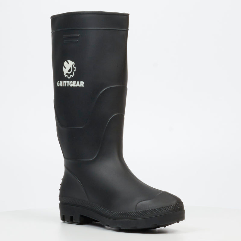 Grittgear Wader 1 PVC Gumboot - Black