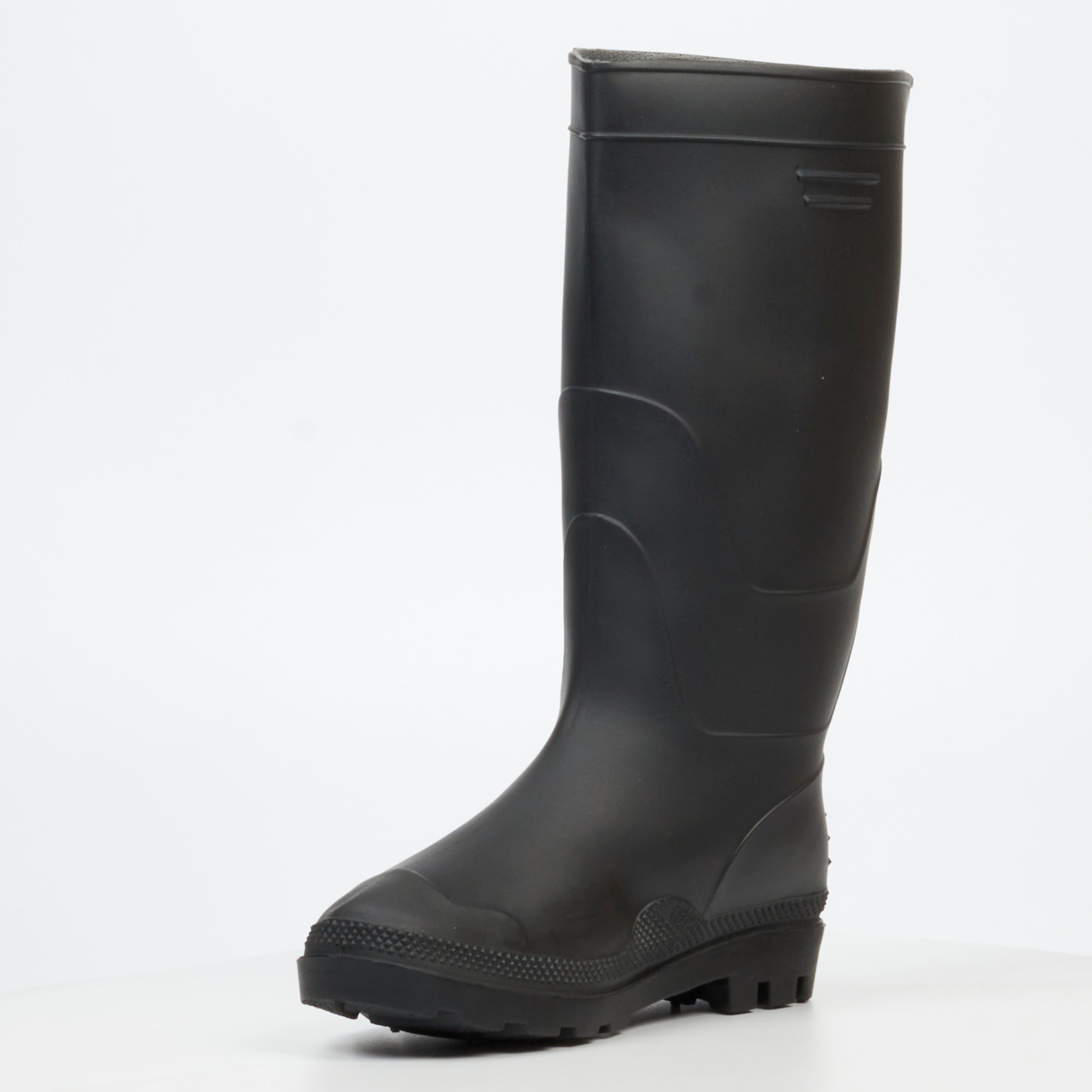 Grittgear Wader 1 PVC Gumboot - Black safety Grittgear