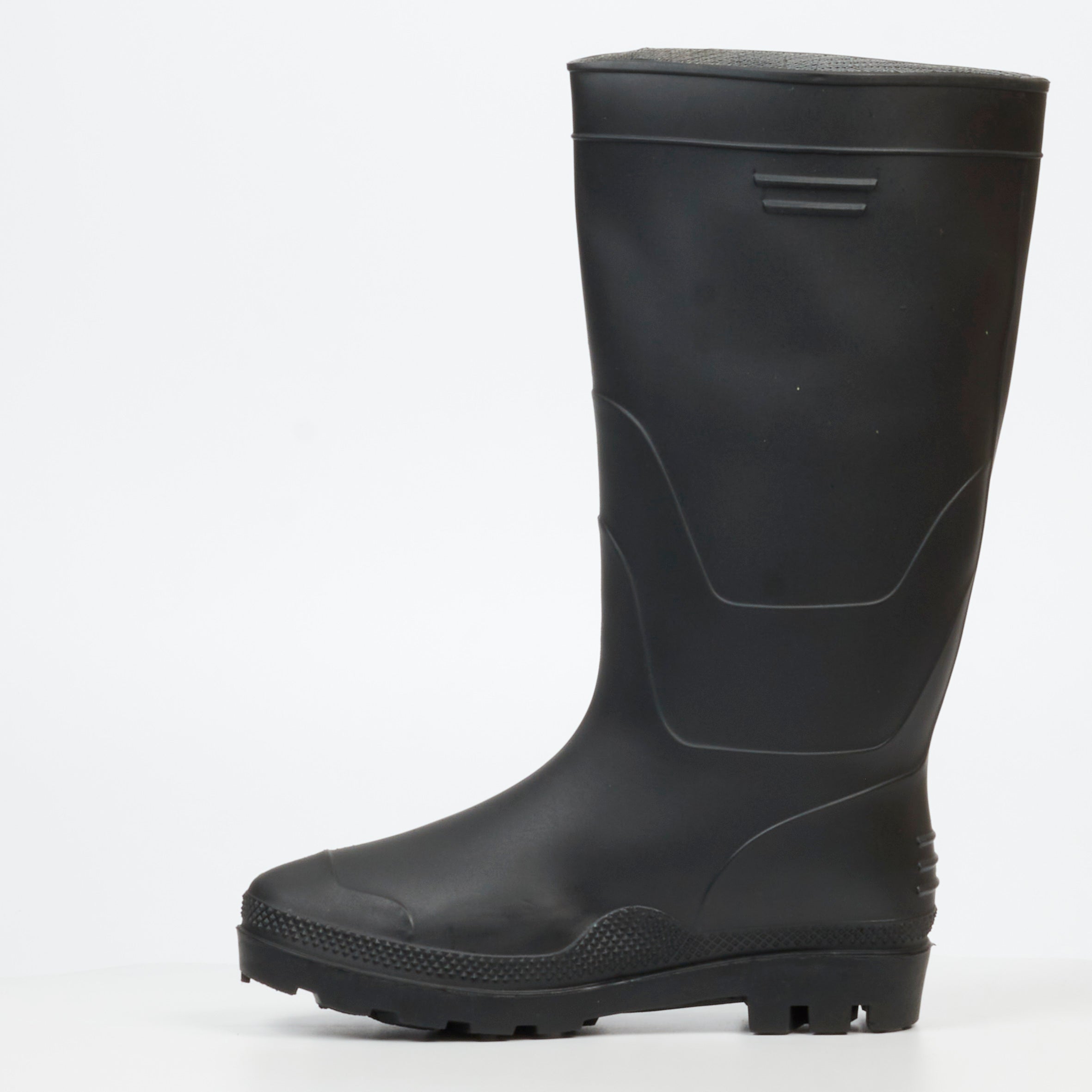 Grittgear Wader 1 PVC Gumboot - Black safety Grittgear