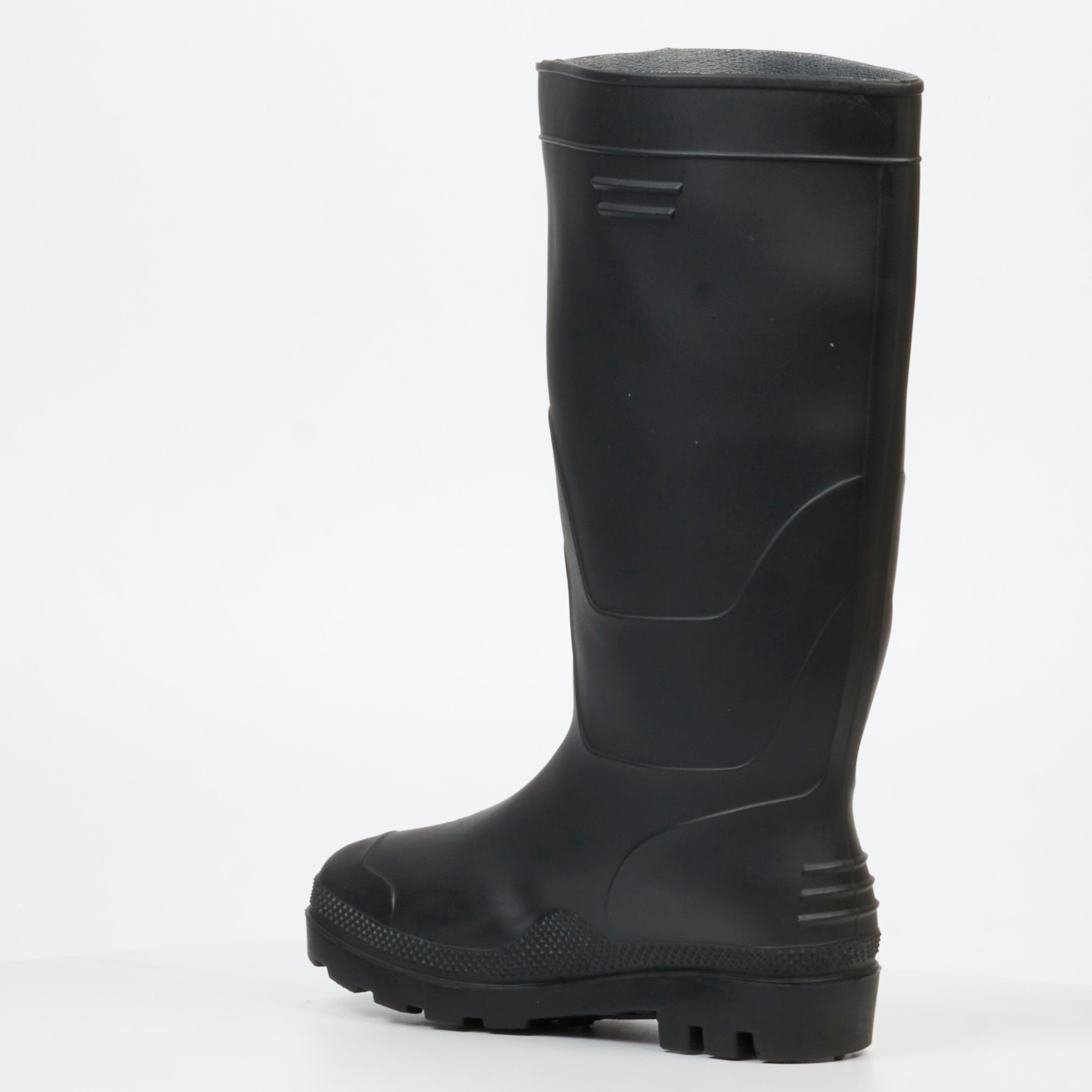 Grittgear Wader 1 PVC Gumboot - Black safety Grittgear