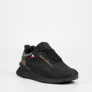 Urbanart Wakes 1 Faux Nubuck Sneaker - Black footwear UBRT