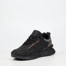 Urbanart Wakes 1 Faux Nubuck Sneaker - Black footwear UBRT