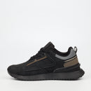 Urbanart Wakes 1 Faux Nubuck Sneaker - Black footwear UBRT