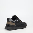 Urbanart Wakes 1 Faux Nubuck Sneaker - Black footwear UBRT