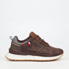 Urbanart Wakes 1 Faux Nubuck Sneaker - Chocolate footwear UBRT