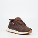 Urbanart Wakes 1 Faux Nubuck Sneaker - Chocolate footwear UBRT
