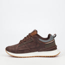 Urbanart Wakes 1 Faux Nubuck Sneaker - Chocolate footwear UBRT
