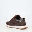 Urbanart Wakes 1 Faux Nubuck Sneaker - Chocolate footwear UBRT