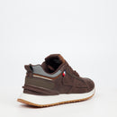 Urbanart Wakes 1 Faux Nubuck Sneaker - Chocolate footwear UBRT